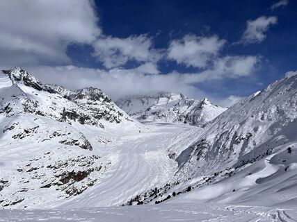 Foto de Peter Vonarburg a lo largo del recorrido