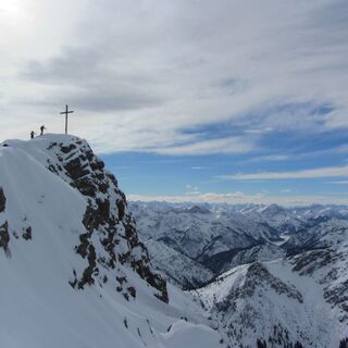 Skitour Kreuzspitze - Gipfel