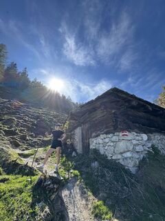 Photo de Dominik Kogseder le long du parcours
