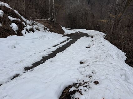 Photo de Robert Miller le long du parcours