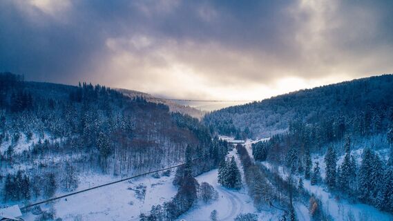 Skywalk im Winter