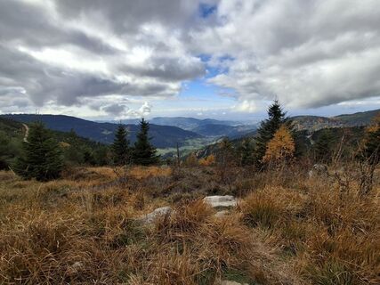 Zdjęcie z Christian Krebs wzdłuż trasy
