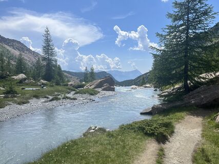 Foto von Maura entlang der Tour