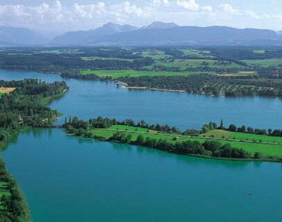 Landzunger zwischen Waginger und Tachinger See