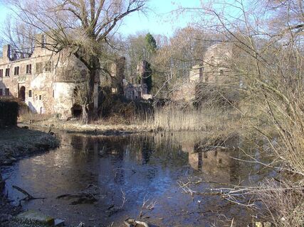 Wasserschlossruine in Menzingen