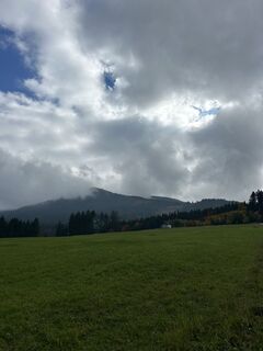 Photo de Sophie Deul le long du parcours