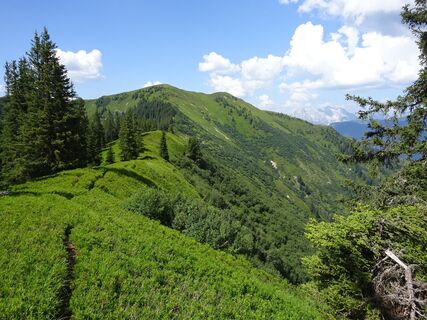 Aufstieg vom Hühnerkogel