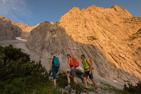 Wandern im Kaiserbachtal Wilder Kaiser Region St. Johann in Tirol - Oberndorf - Kirchdorf - Erpfendorf