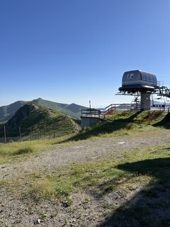 Fotografia z Nicola Florini na trase