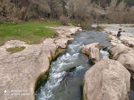 Foto de carmper a lo largo del recorrido