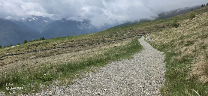 Foto von Johann Frei entlang der Tour