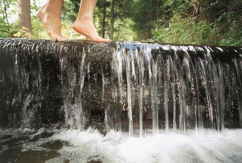 Barfußpark Wenigzell_Wasserfall_Oststeiermark