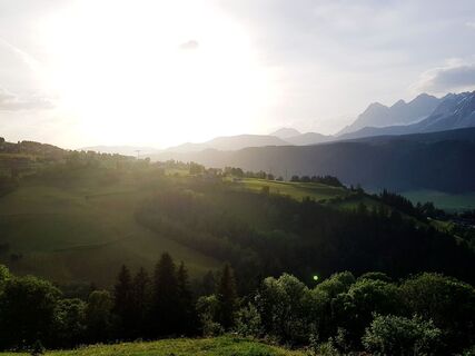 Blick zum Dachsteinmassiv