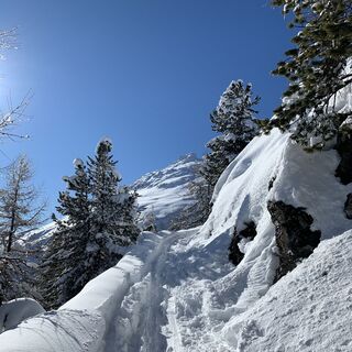 Weg zur Alp Muntatsch