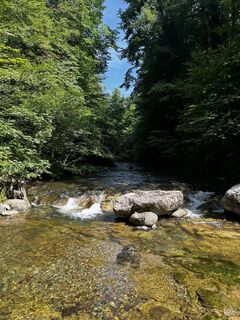 Foto von Alberto Ghiretti entlang der Tour
