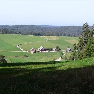 Herrliche Aussicht auf die Umgebung von Schönwald.