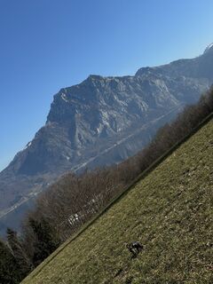 Foto von Viktoria entlang der Tour