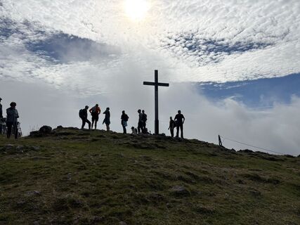Foto von Alexander Eckl entlang der Tour