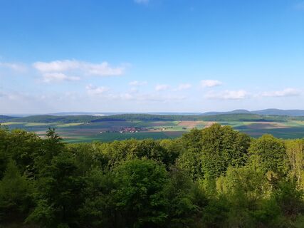 Ausblick vom Leineberglandbalkon