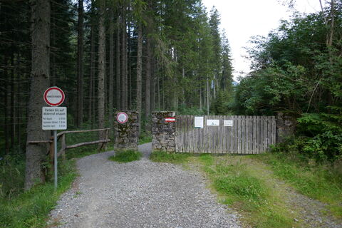 Start beim Parkplatz Ingeringsee