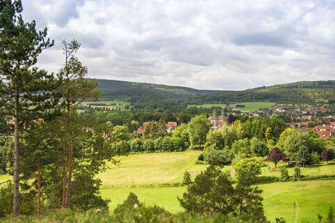 Blick aufs Schloss Willebadessen