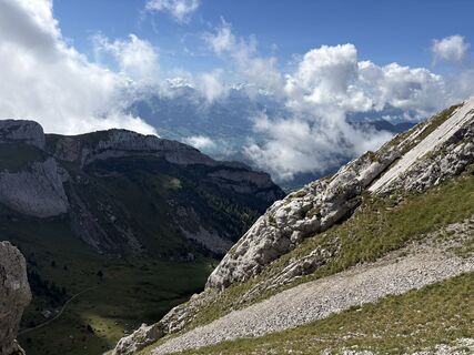 Foto von Nicola Flury entlang der Tour