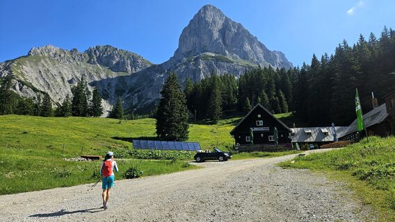 Foto von Veronika Strauss entlang der Tour