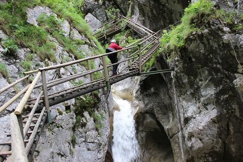 Leitern in der Bärenschützklamm_Teichalm_Oststeiermark