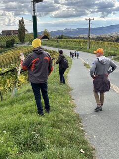 Foto de Andreas Ohrfandl a lo largo del recorrido