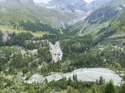 Photo de Tina Gehrig le long du parcours
