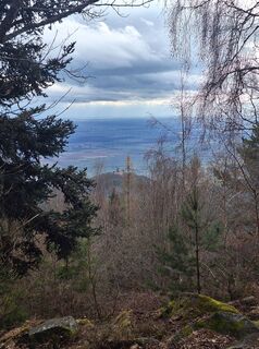 Photo de Katharina le long du parcours