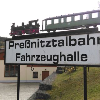 Fahrzeughalle Pressnitztalbahn