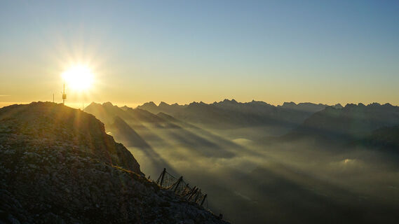 Sonnenaufgang auf der Hohen Munde