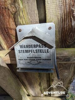 Am Eibensee gibts auch eine Wanderpass Stempelstelle