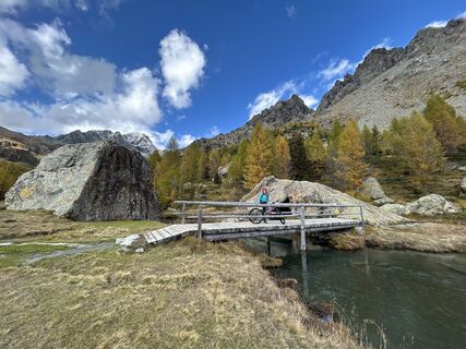 Foto von Andre Carì entlang der Tour