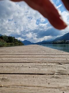 Foto de Woife Schickhuber a lo largo del recorrido