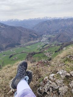 Zdjęcie z Edith K. wzdłuż trasy