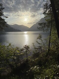 Foto von Hubert Glaser entlang der Tour