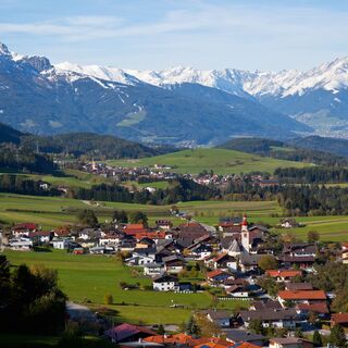 Blick auf Tulfes Richtung Westen