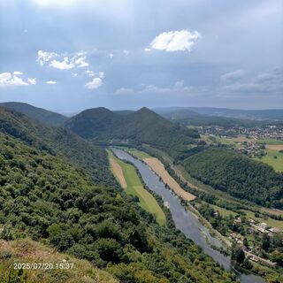 Foto de Adrien Garniron a lo largo del recorrido