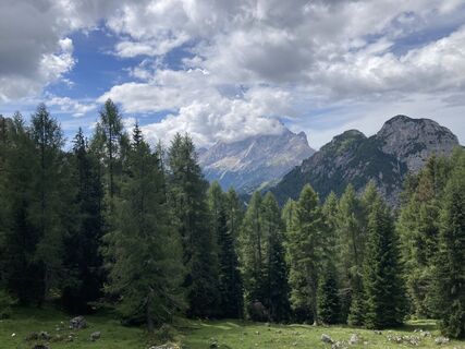 Foto von Marilena Locatelli entlang der Tour