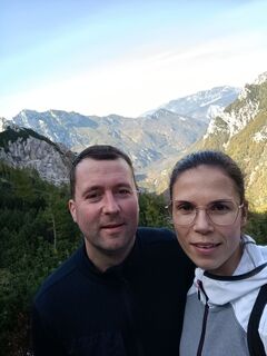 Photo de Ivana Konečnik le long du parcours
