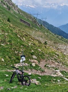 Foto von Cristian Mario Rota entlang der Tour