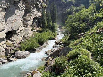 Photo de Maria Kammermann le long du parcours
