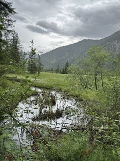 Foto von Denise Miller entlang der Tour