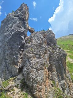 Foto von Katharina entlang der Tour