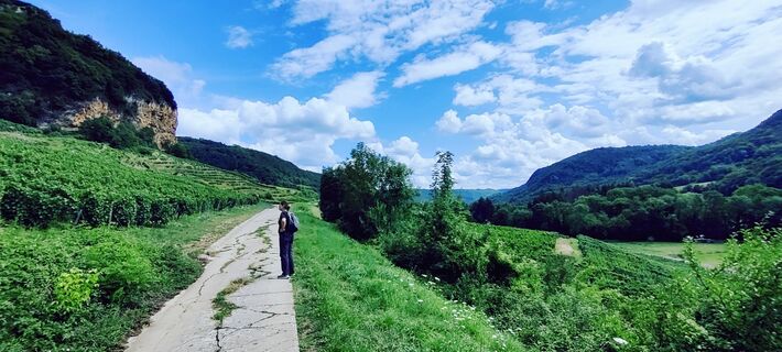 Foto de Gie van den eeckhaut a lo largo del recorrido