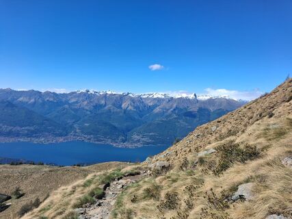 Foto de Marco Pezzuolo a lo largo del recorrido
