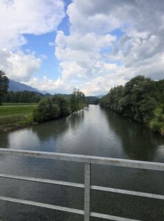 Foto de Reinhard Schuster a lo largo del recorrido