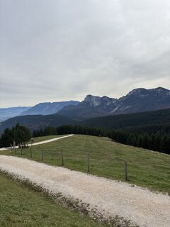 Photo de Heinz Sperl le long du parcours